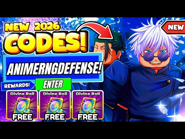 Anime RNG Defense 全コード一覧