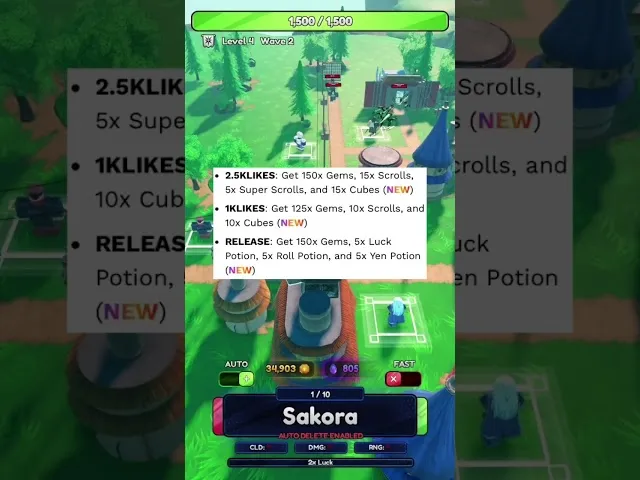 Anime RNG Defense キューブの入手方法